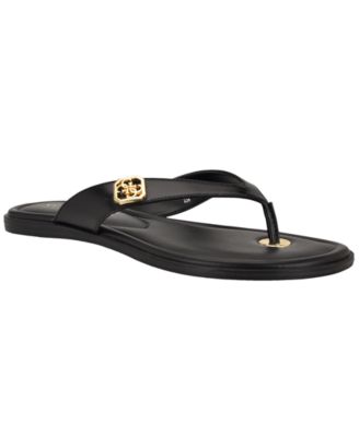 Women's Lexing Ornamented Thong Slip-On Sandals