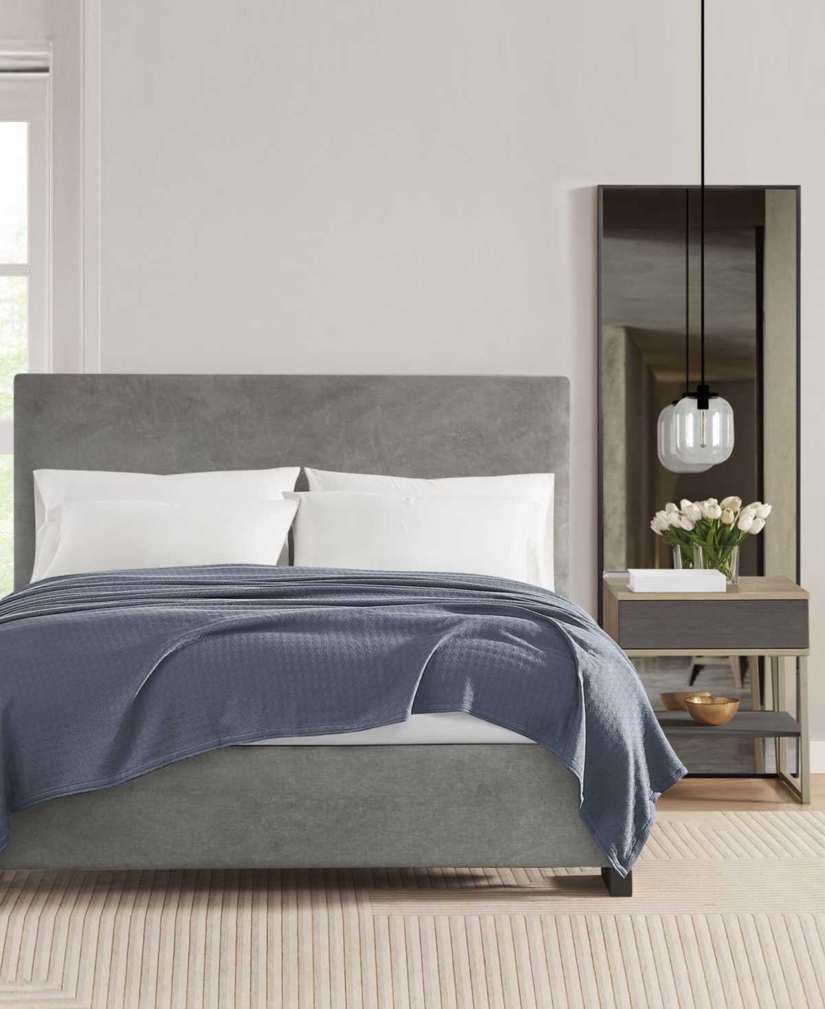 Vince Camuto Classic Cotton Blanket