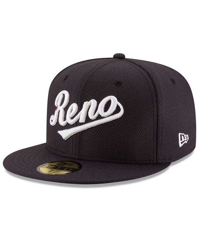 Reno Aces New Era Authentic 59FIFTY Fitted Hat - White/Navy