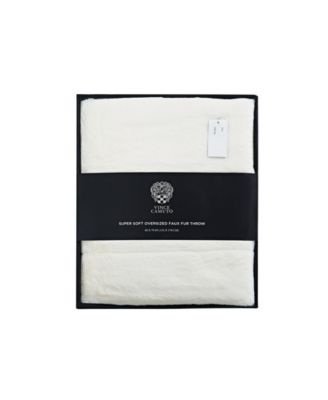 Soft Faux Fur Throw in Gift Box, 60" x 70"