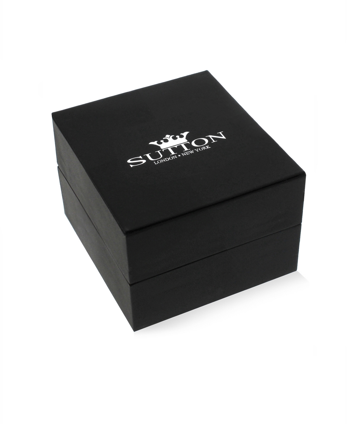 Rhona Sutton Men's Stud Earrings in 14k White Gold Plated Sterling Silver