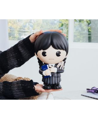 Addams Family Wednesday With Thing 8 Inch PVC Figural Bank