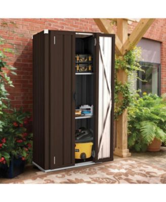 Outdoor Storage Cabinet Waterproof with Shelves