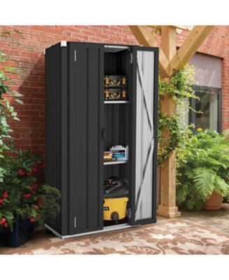 Outdoor Storage Cabinet Waterproof with Shelves