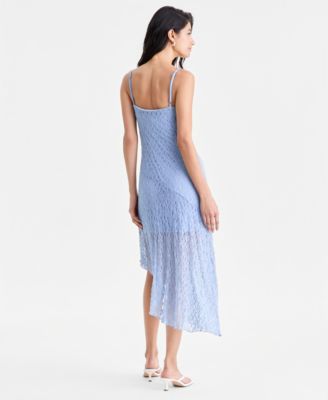 Women's' Cowl-Neck Lace Slip Dress
