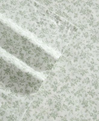 Floral Toile 300-Thread Count Cotton Sateen 4-Pc. Sheet Set, Queen
