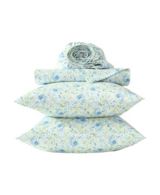 Rowena 300-Thread Count Cotton Sateen 4-Pc. Sheet Set, Full