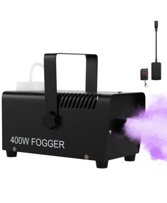 400W Mini Fog Machine with Wireless Remote & 6000 cu ft/min Output, Perfect for Home Parties