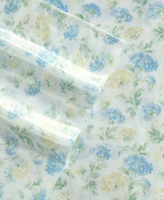 Printed Satin Edwina 4-Pc. Sheet Set, Queen