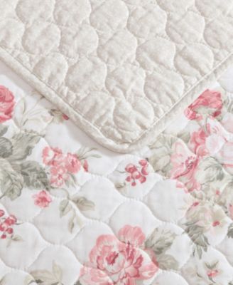 Rosemoore Reversible 3-Pc. Quilt Set, King