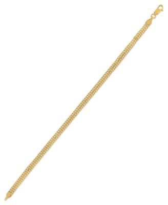 Polished Infinity Link Chain Bracelet in 10k Gold