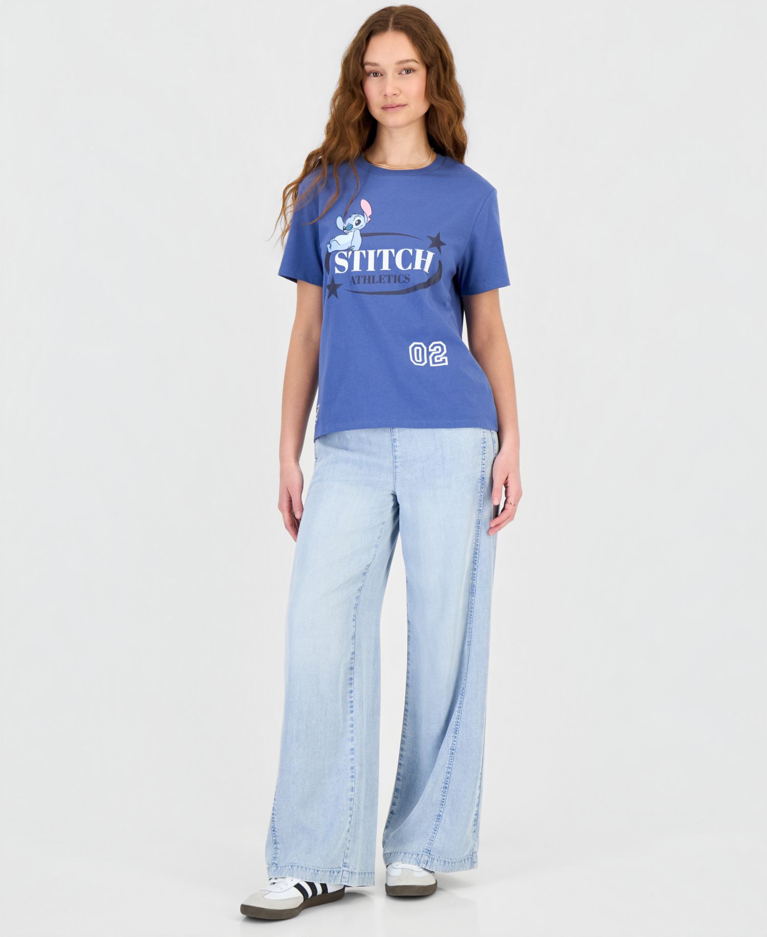 Juniors' Stitch Athletics Graphic Print T-Shirt