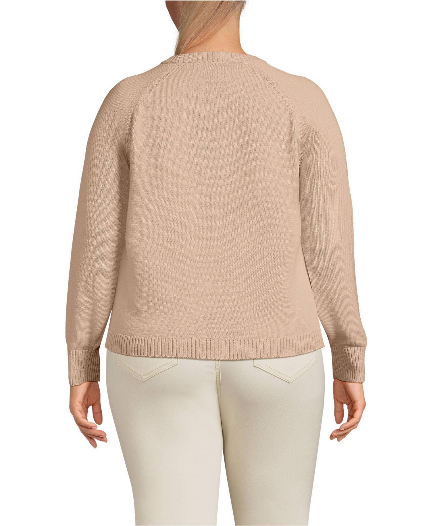 Plus Size Drifter Raglan Crew Sweater