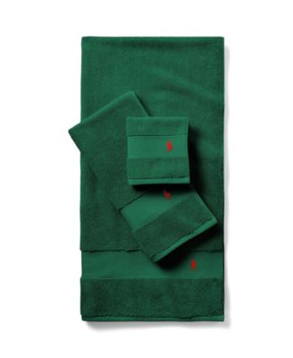 Polo Player Cotton Hand Towel, 32" x 16"