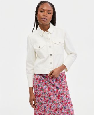 Women's Cropped Embroidered Jacket