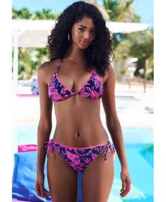 Women's Tropical Triangle Bikini Swimsuit Top Bra Sizing