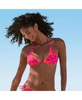 Women's Tropical Triangle Bikini Swimsuit Top Bra Sizing