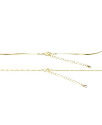 Mother of Pearl Mama Layered Necklace Set