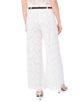 Women's Wide-Leg Pull-On Lace Pants