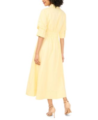 Women's Collared Neck Shirt Dress
