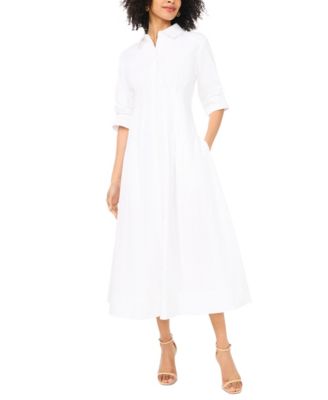 Women's Collared Neck Shirt Dress