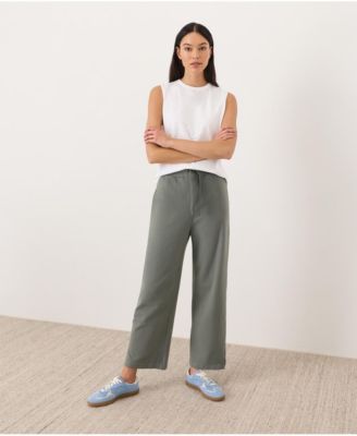 Women's Cotton Slub High Neck Tank Top