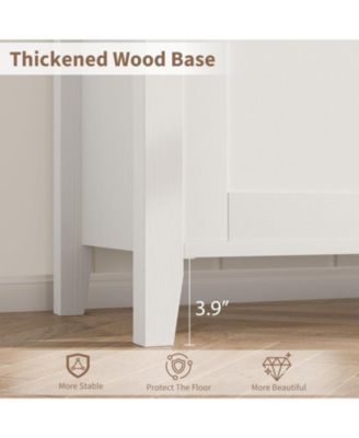 Entertainment Center for 65 Inch Tv, TV Stand with Led Lights for Living Room, TV Console Table with 2 Storage and 1 Drawer, Television Stands