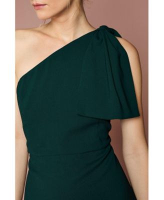 Women's Honoured Bow One Shoulder Maxi Dress