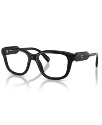 Women's Rectangle Eyeglasses, MU 02ZV