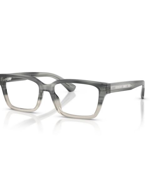 Мужские очки Burberry Man Rectangle Plastic BE2453 Eyeglasses, цвет: Серый градиентный