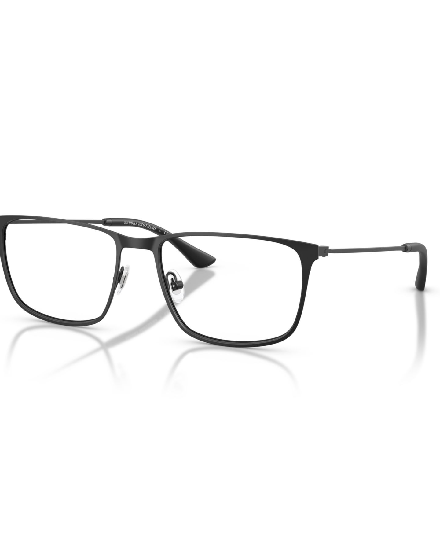 Мужские очки Brooks Brothers Man Rectangle Metal BB1127 Eyeglasses, цвет: Чёрный — фото 1
