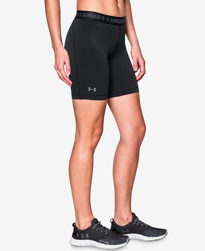 Under Armour HeatGear® 7 Compression Shorts - Macy's