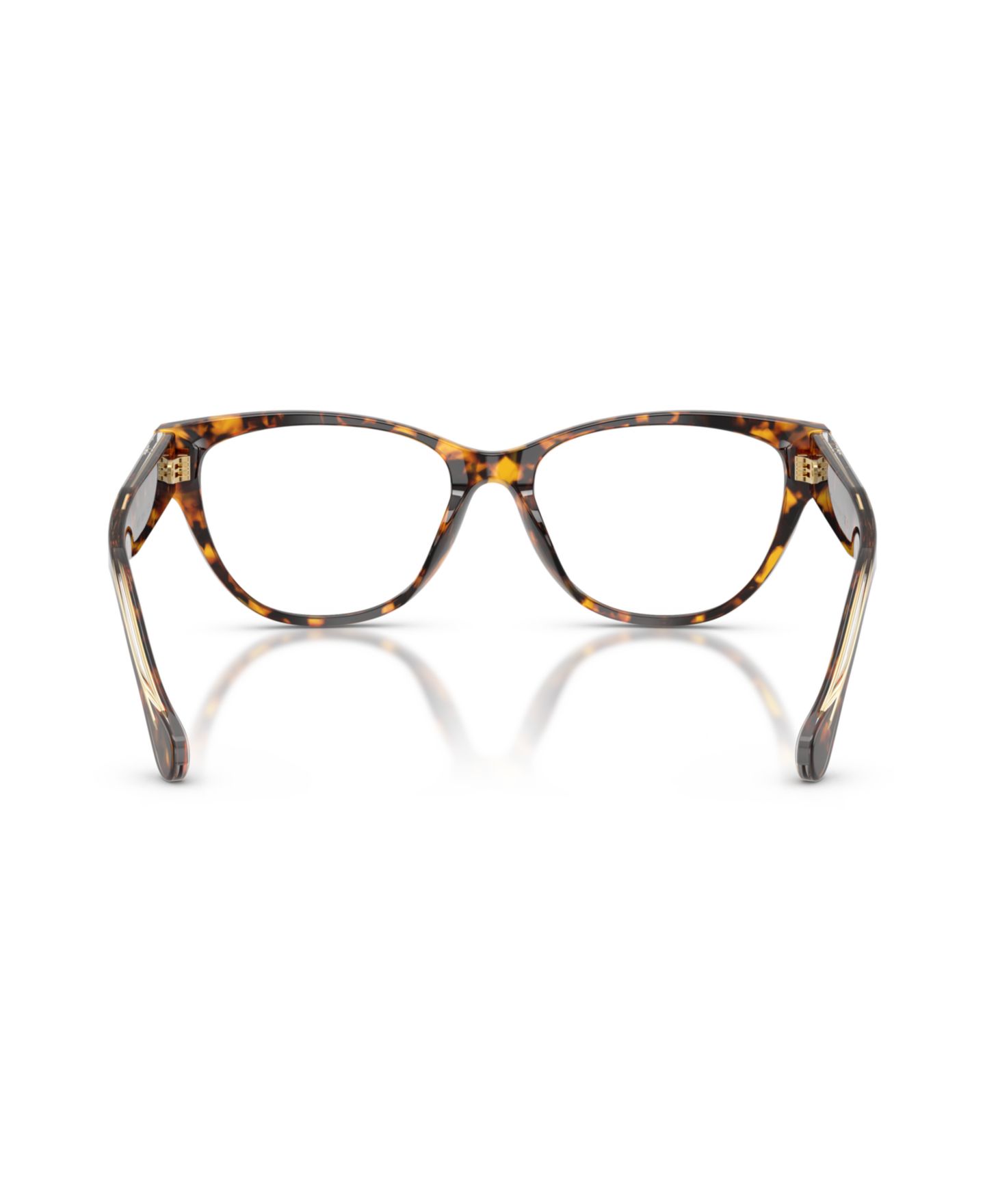 Женские очки Versace Woman Cat Eye Plastic VE3389U Eyeglasses, цвет: Гавана жёлтый — фото 2