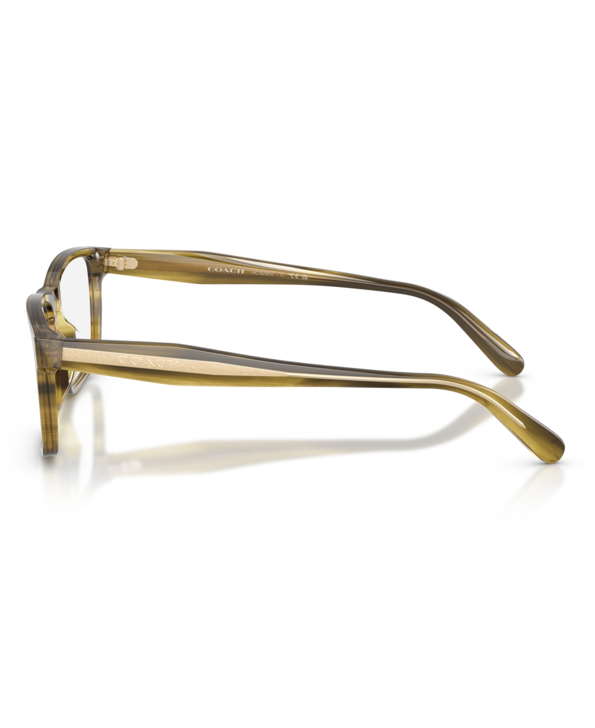 Coach Men's Rectangle Eyeglasses