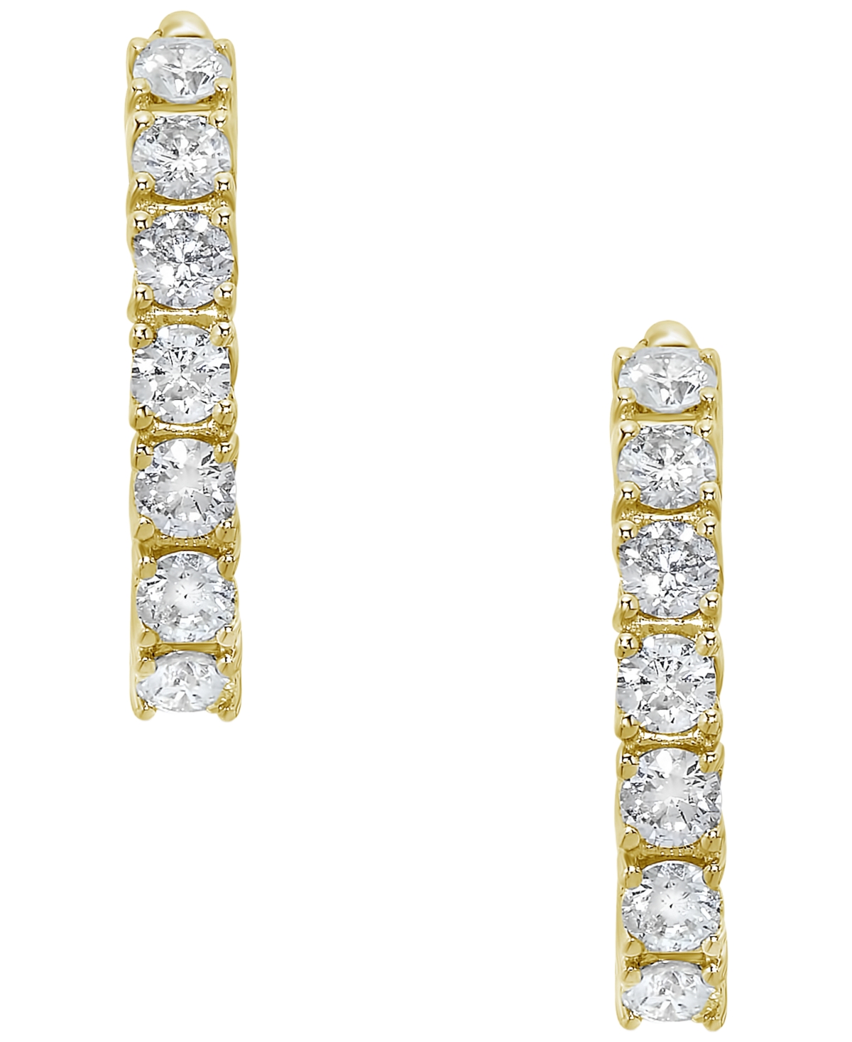 Macy's Diamond (1 ct. t.w.) Earrings in 14k Yellow Gold
