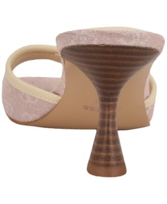 Women's Dista Buckle Kitten Heel Dress Sandals