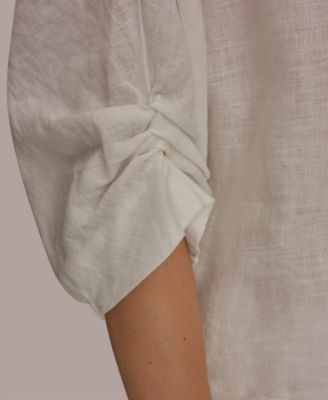 Women's Crewneck Dolman-Sleeve Blouse