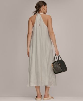 Women's V-Neck Midi Dress