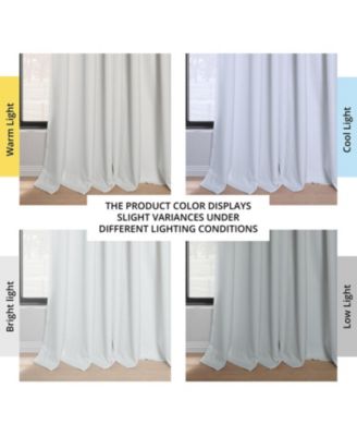 French Pleat Performance Linen Hotel Blackout Curtain