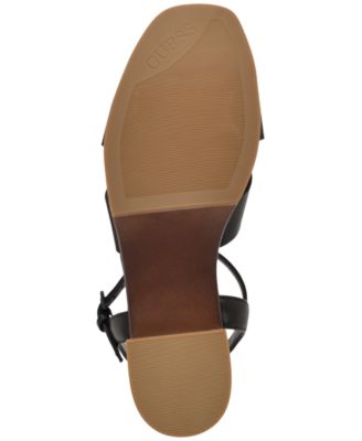 Women's Qeelin Criss-Cross High Block Heel Platform Sandals