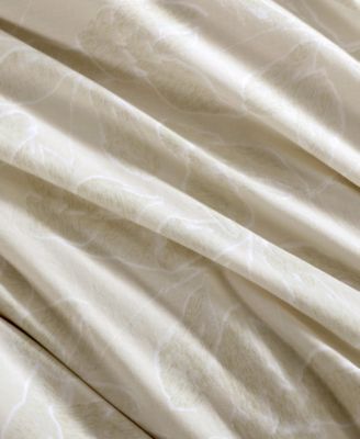 Leaves Washed Percale 3-Pc. Comforter Set, Queen