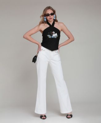 Women's High-Rise Wide-Leg Jeans