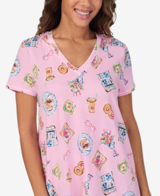 Women's Short-Sleeve Jersey Sleepshirt