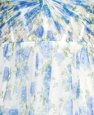 Junior's Floral Midi Dress