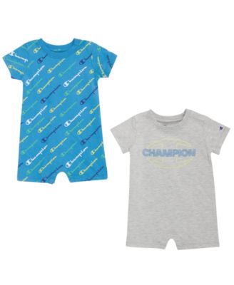 Baby Boys' Logo Print Rompers, 2 Pack