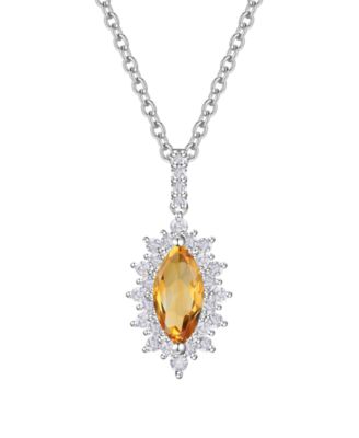 3-Pc. Amethyst (3 ct. t.w.) & Lab Grown White Sapphire (1-7/8 ct. t.w.) Ring, Earring & Necklace in Sterling Silver (also in Other Gemstones)