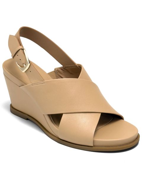 Женские сандалии Aerosoles Dayonara Open Toe Wedge, цвет: Бежевый бисквитный