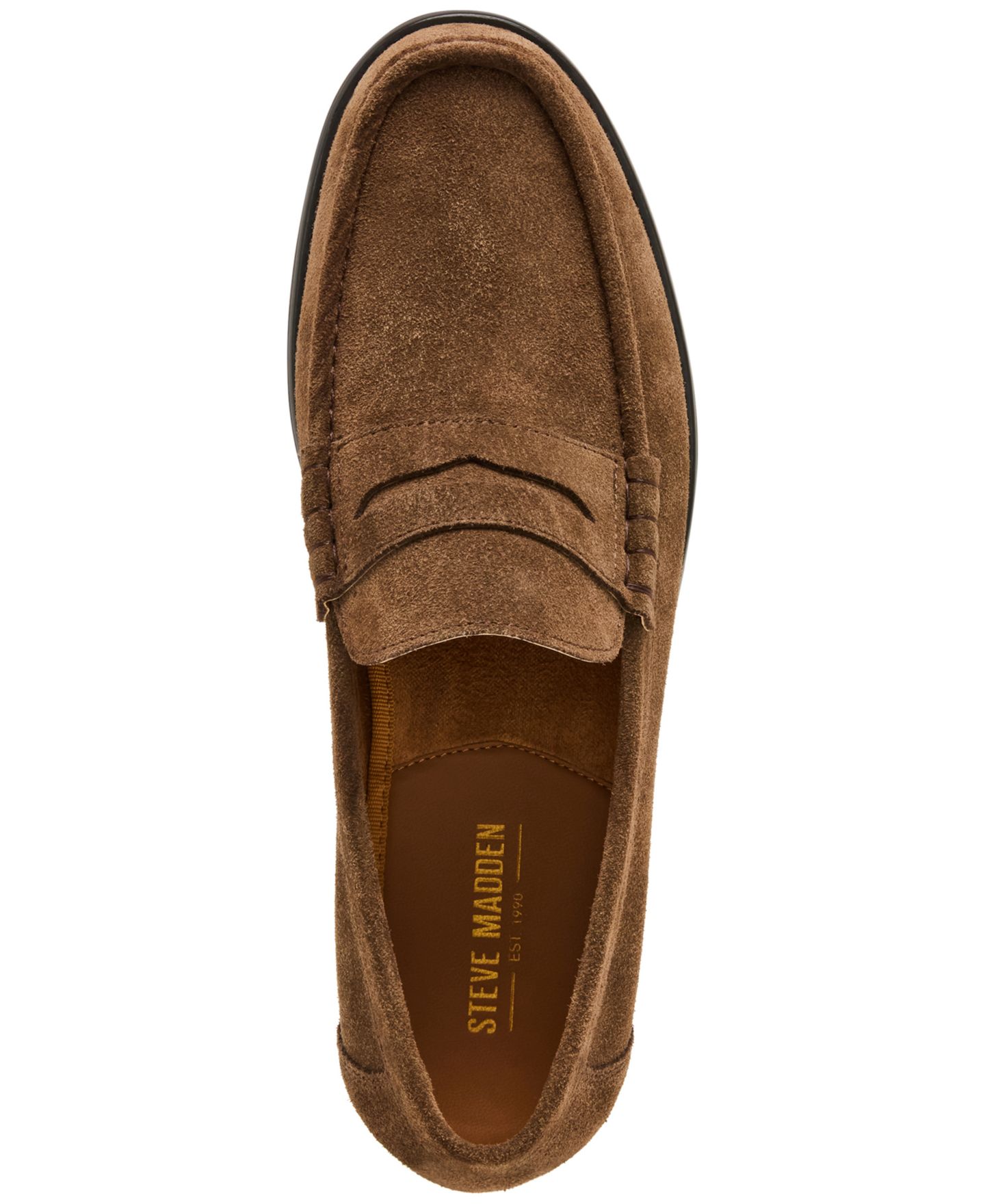 Мужские туфли Steve Madden Reed Slip-On, цвет: Тёмный коричневый — фото 4