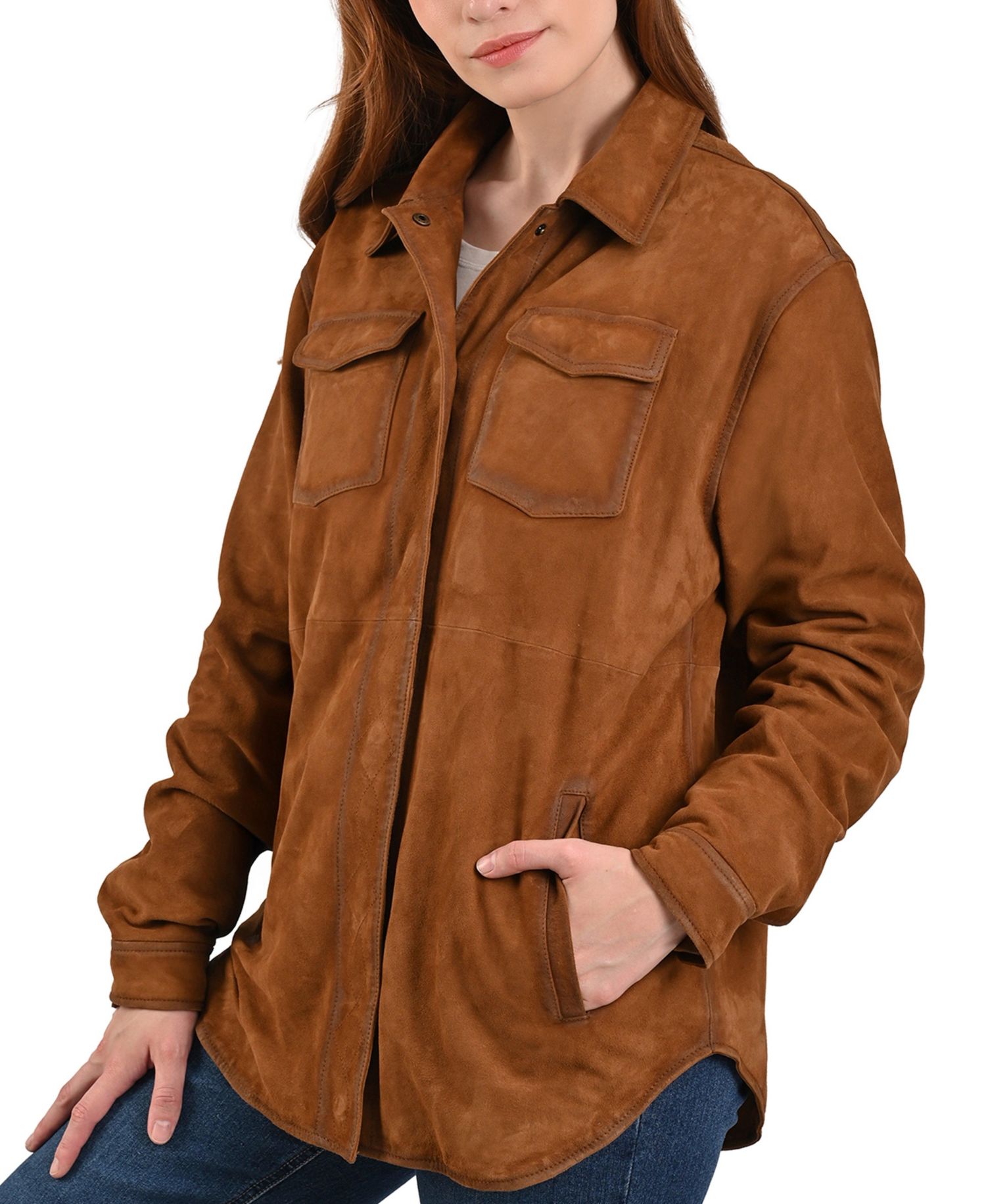 Women's Goat Suede Jacket
