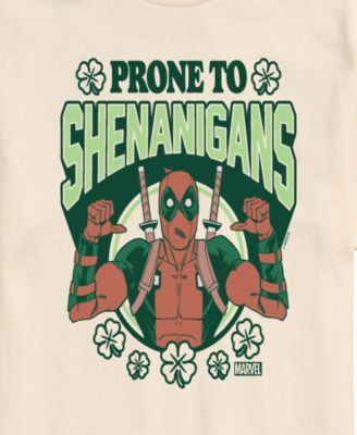 Men's Deadpool Prone To Shenanigans Short-Sleeve Graphic T-Shirt